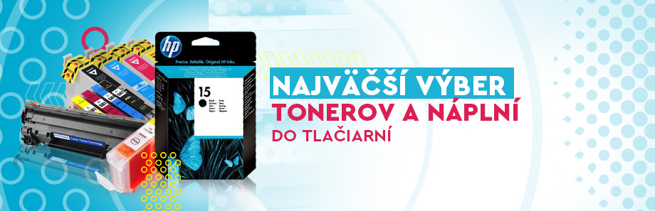 Tonery a náplne Tonery a náplne